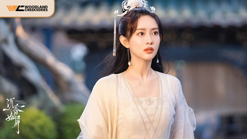 Review Trầm Vụn Hương Phai (Immortal Samsara): Nội dung, diễn xuất, và những tranh cãi đáng chú ý 12 Trầm Vụn Hương Phai, nữ diễn viên chính với bộ trang phục cổ trang xinh đẹp.